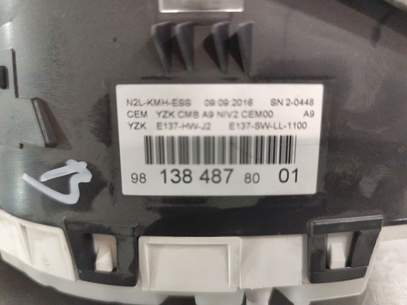 Recambio de cuadro instrumentos para peugeot 208 i (ca_, cc_) 1.2 thp 110 referencia OEM IAM 769317790u  