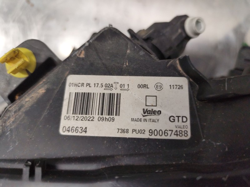 Recambio de faro izquierdo para peugeot 208 i (ca_, cc_) 1.2 thp 110 referencia OEM IAM 046634  