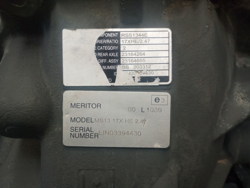 Recambio de grupo para volvo fh xxx referencia OEM IAM MS1317X RATIO:2.47 23164655
