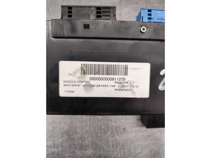 Recambio de modulo confort para bmw 1 (e81) 118 d referencia OEM IAM 5324000  3730315210