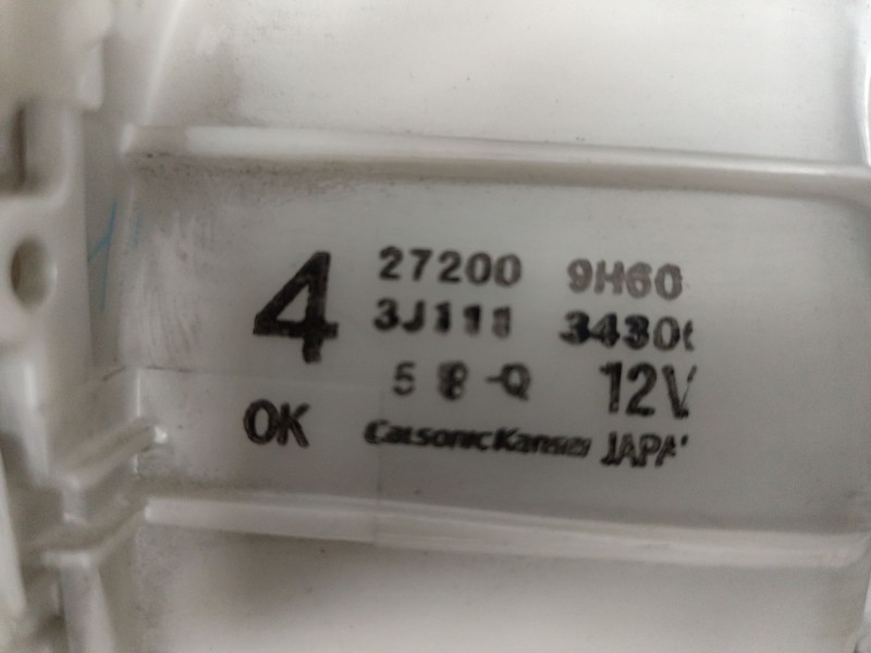 Recambio de ventilador calefaccion para nissan x-trail (t30) sport referencia OEM IAM 272009H60  