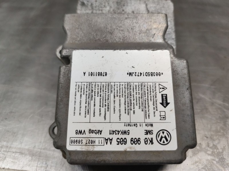 Recambio de centralita airbag para skoda octavia ii combi (1z5) 2.0 tdi 4x4 referencia OEM IAM 1k0909605aa  
