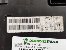 Recambio de cuadro instrumentos para renault megane iii berlina 5 p business referencia OEM IAM    2