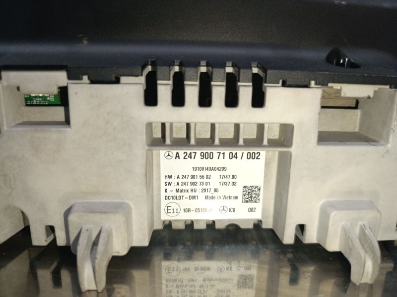 Recambio de cuadro instrumentos para mercedes-benz clase a (w177) a 180 (177.084) referencia OEM IAM A2479007104  