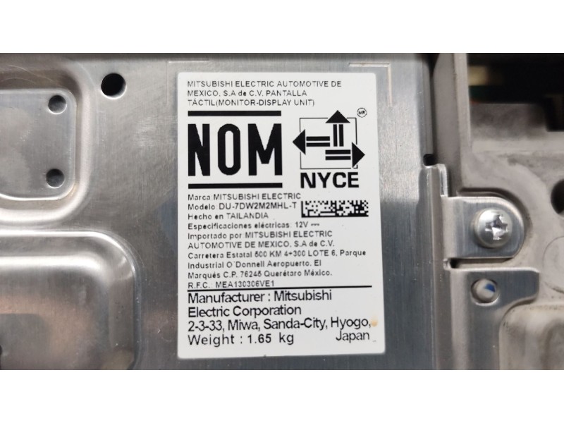 Recambio de cuadro instrumentos para mercedes-benz eqb (x243) eqb 250+ (243.602) referencia OEM IAM A1779008016  