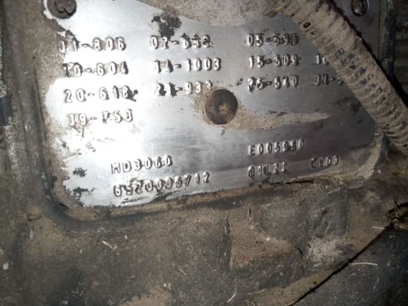 Recambio de caja cambios para renault hr xxx.18/26 premium 01 referencia OEM IAM MD3060 6520006712 E005980