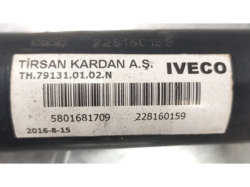 Recambio de transmision central para iveco daily vi furgoneta 33s12, 35s12, 35c12 referencia OEM IAM 228164065  