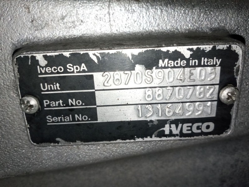 Recambio de caja cambios para iveco eurocargo 05.03  5.9 diesel referencia OEM IAM 2870S904E05 8870782 13164991