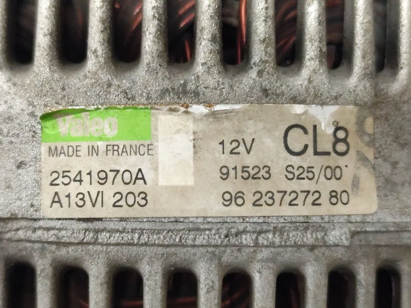 Recambio de alternador para peugeot 206 berlina xr referencia OEM IAM 2541970A  