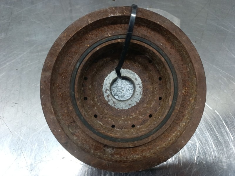 Recambio de polea cigueñal para renault clio ii fase ii (b/cb0) 1.5 dci diesel referencia OEM IAM   