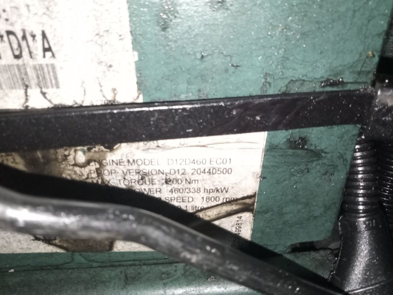 Recambio de despiece motor para volvo fh 12 2002  12.1 diesel (d12d460) referencia OEM IAM D12D460EC01  