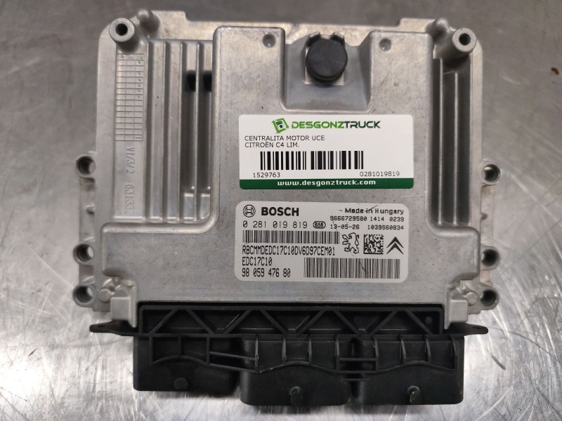 Recambio de centralita motor uce para citroën c4 lim. business referencia OEM IAM 0281019819 9805947680 