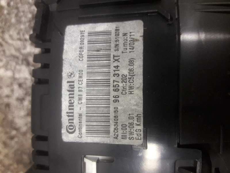 Recambio de cuadro instrumentos para citroen c4 lim. seduction referencia OEM IAM 96657314XT A2C53408150 18 PINS