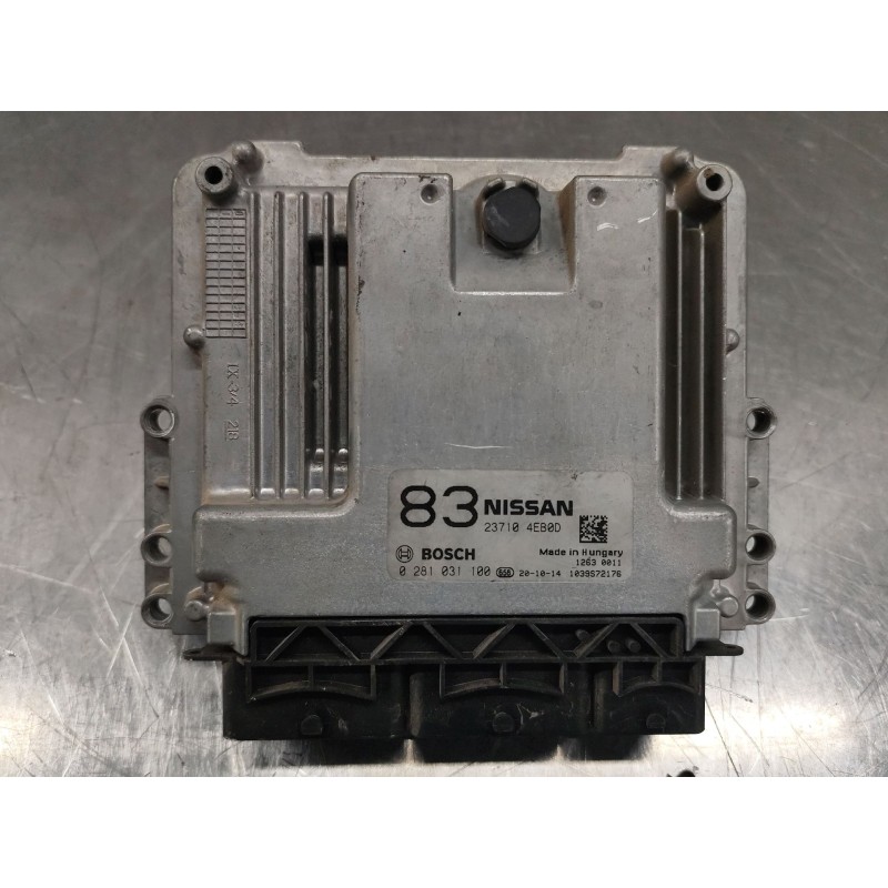 Recambio de centralita motor uce para nissan qashqai ii (j11, j11_) 1.6 dci referencia OEM IAM 237104EB0D  