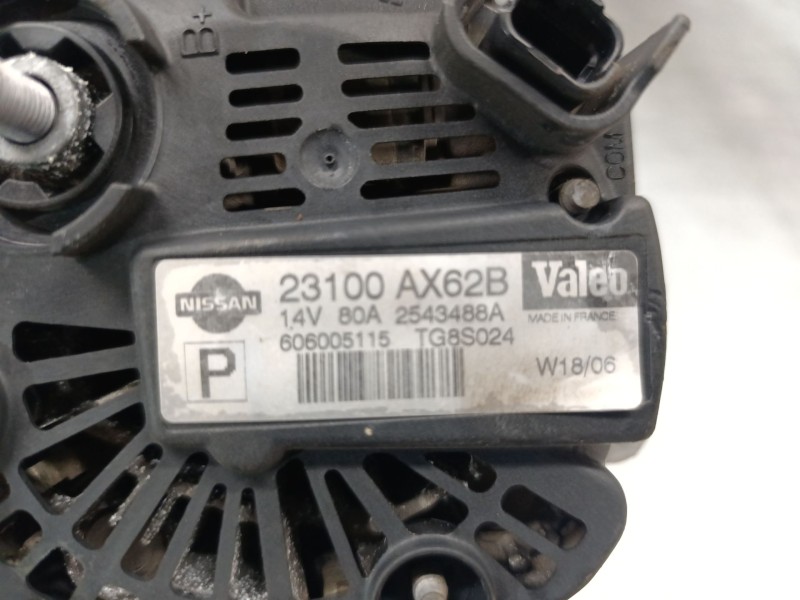 Recambio de alternador para nissan micra iii (k12) 1.2 16v referencia OEM IAM 23100AX62B  