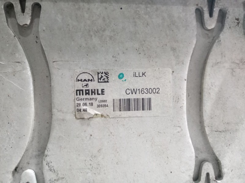 Recambio de intercooler para man tgx 18.xxx fg / 4x2 bl xl referencia OEM IAM 51095007154  