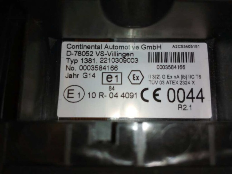 Recambio de tacografo para . renault dg320.26 referencia OEM IAM 13812210309003 0003584166 