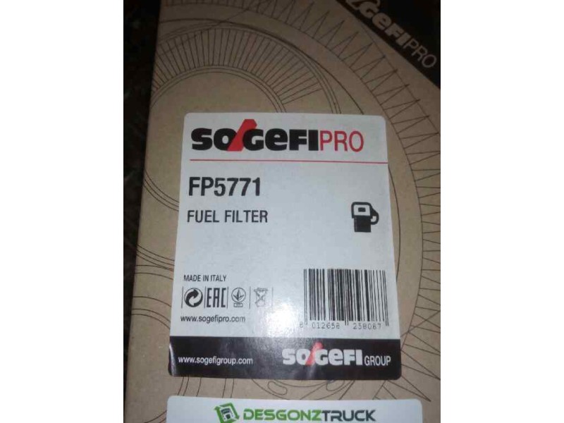 Recambio de filtro gasoil para . renault dg320.26 referencia OEM IAM FP5771 MARCA:SOGEFIPRO 