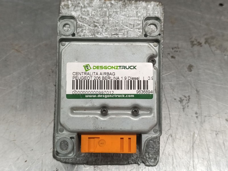 Recambio de centralita airbag para peugeot 206 berlina 1.9 diesel referencia OEM IAM 9636894080 550541500 