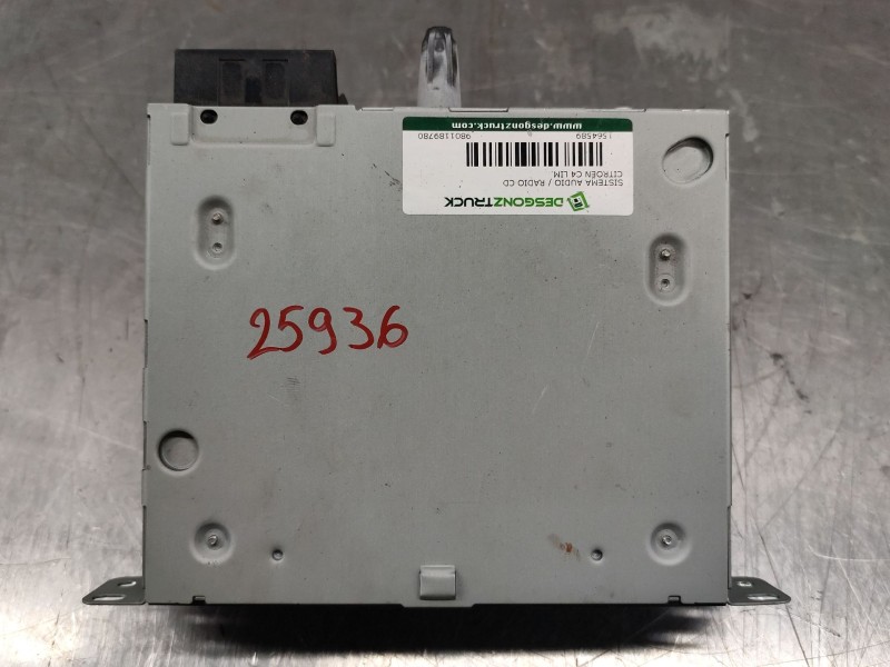 Recambio de sistema audio / radio cd para citroën c4 lim. business referencia OEM IAM 9801189780  