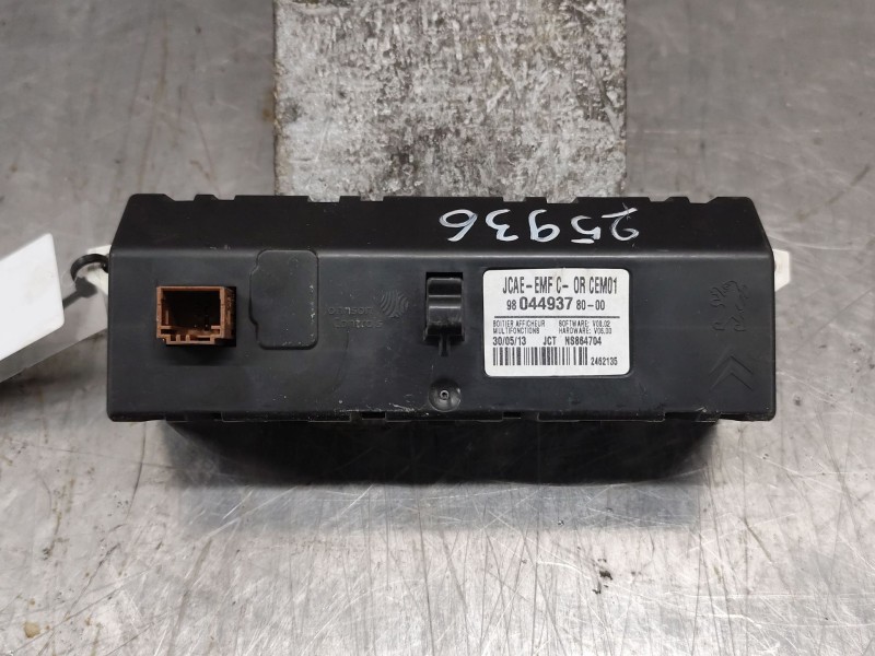 Recambio de pantalla multifuncion para citroën c4 lim. business referencia OEM IAM 980449378000  