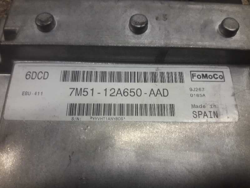 Recambio de centralita motor uce para ford c-max (cb3) ambiente referencia OEM IAM  9J2670185A VP6G9U14A638AC