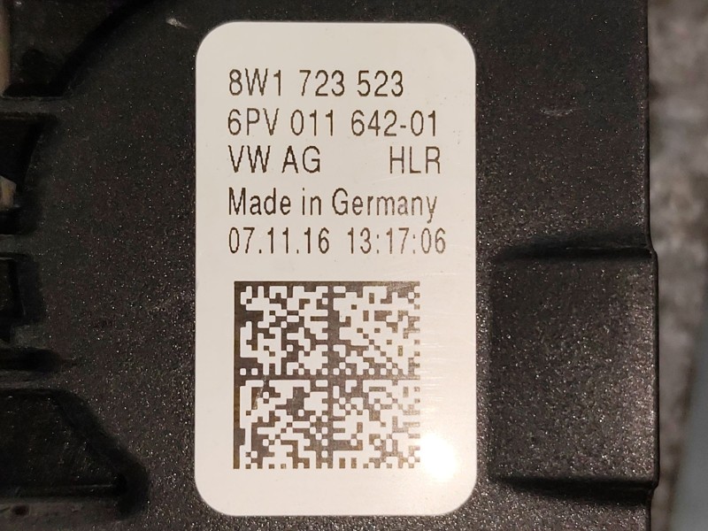 Recambio de pedal acelerador para audi q7 (4mb, 4mg, 4mq) 3.0 tdi quattro referencia OEM IAM 8W1723523  