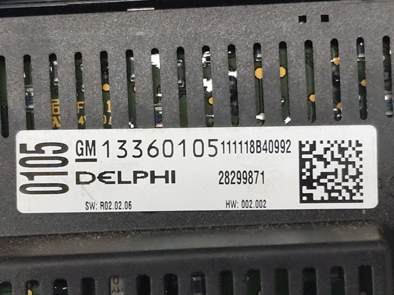 Recambio de mando calefaccion / aire acondicionado para opel astra j lim. excellence referencia OEM IAM 13360105 13360095 