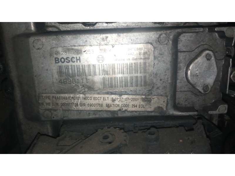 Recambio de despiece motor para iveco eurocargo tector 3.9 diesel referencia OEM IAM F4AE0481C  