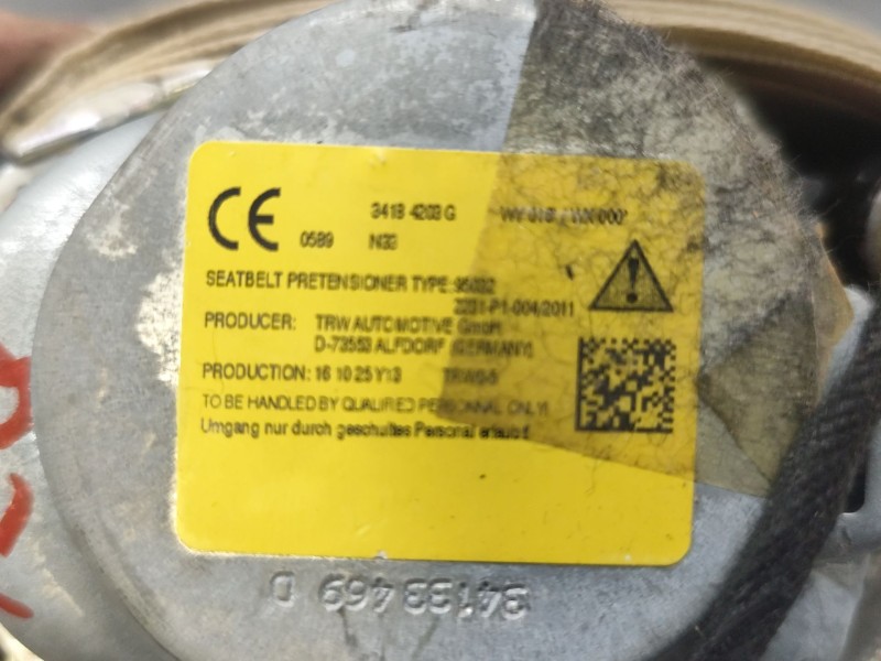 Recambio de cinturon seguridad trasero izquierdo para audi q7 (4mb, 4mg, 4mq) 3.0 tdi quattro referencia OEM IAM   