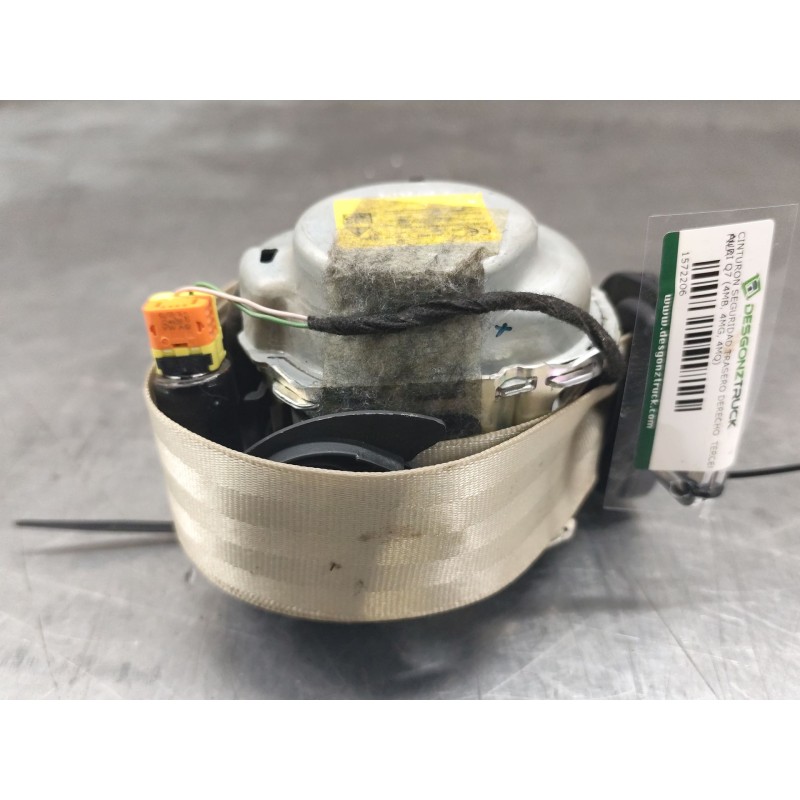 Recambio de cinturon seguridad trasero derecho para audi q7 (4mb, 4mg, 4mq) 3.0 tdi quattro referencia OEM IAM   