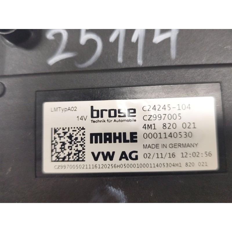 Recambio de ventilador calefaccion para audi q7 (4mb, 4mg, 4mq) 3.0 tdi quattro referencia OEM IAM 4M1820021  