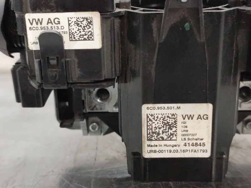 Recambio de mando multifuncion para skoda fabia iii (nj3) 1.4 tdi referencia OEM IAM 6C0953501  