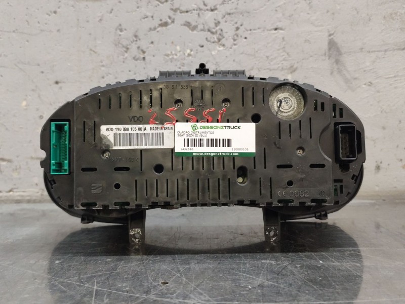 Recambio de cuadro instrumentos para seat ibiza iii (6l1) 1.9 tdi referencia OEM IAM 110080105  