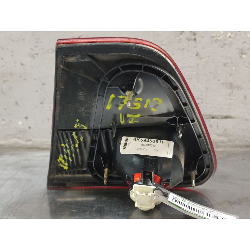 Recambio de piloto trasero izquierdo para seat cordoba berlina (6k2) signo referencia OEM IAM 6K5945091F MALETERO 