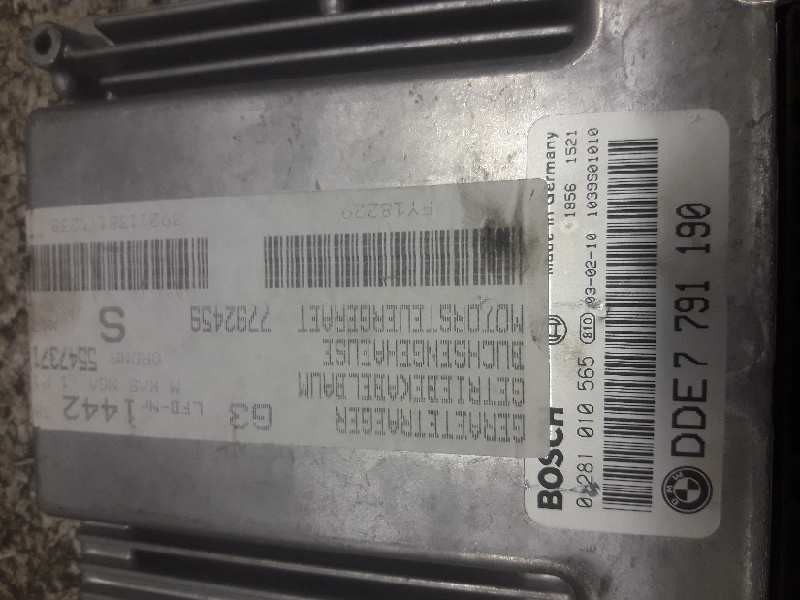 Recambio de centralita motor uce para bmw serie 3 berlina (e46) 320d referencia OEM IAM  DDE7791190 1039S01010