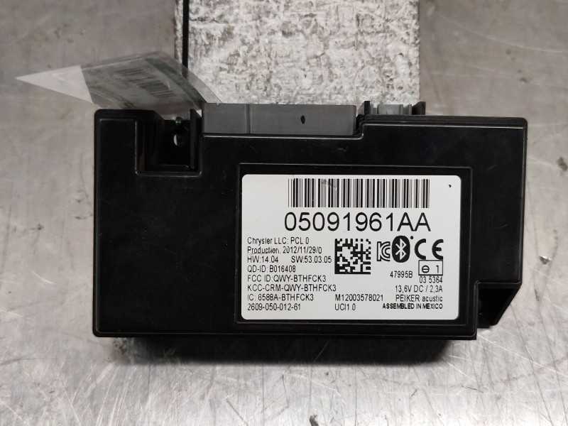 Recambio de modulo electronico para jeep compass (mk49) 2.2 crd referencia OEM IAM 05091961AA  