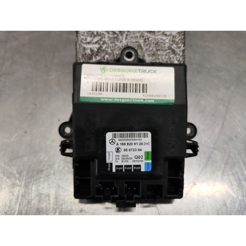 Recambio de modulo electronico para mercedes-benz clase a (w169) a 180 cdi (169.007) referencia OEM IAM A1698209126  