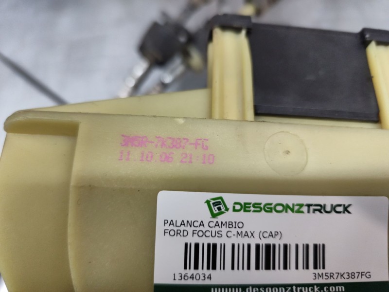 Recambio de palanca cambio para ford focus c-max (cap) ambiente (d) referencia OEM IAM 3M5R7K387FG  