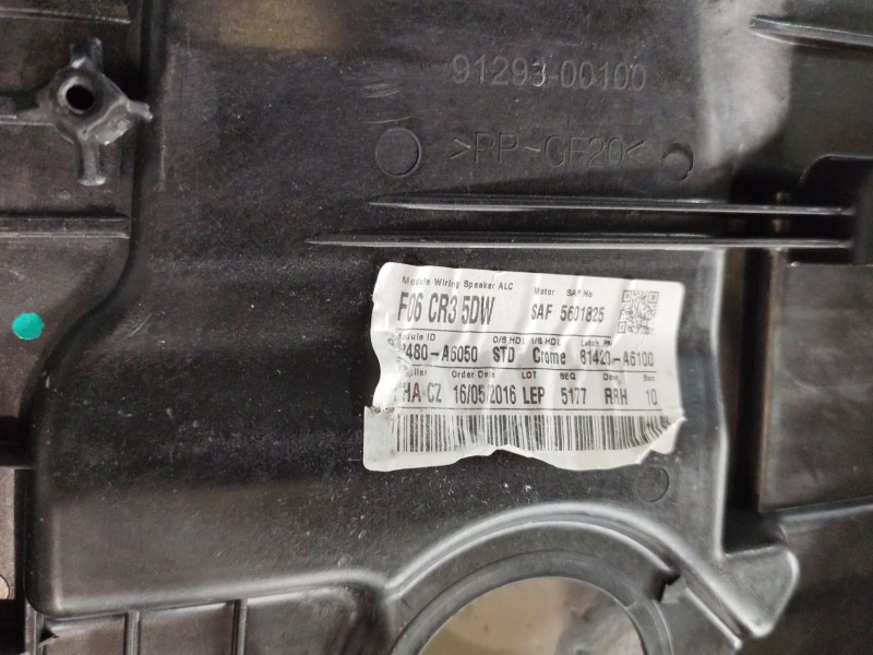 Recambio de elevalunas trasero derecho para hyundai i30 (gd) 1.6 crdi referencia OEM IAM   