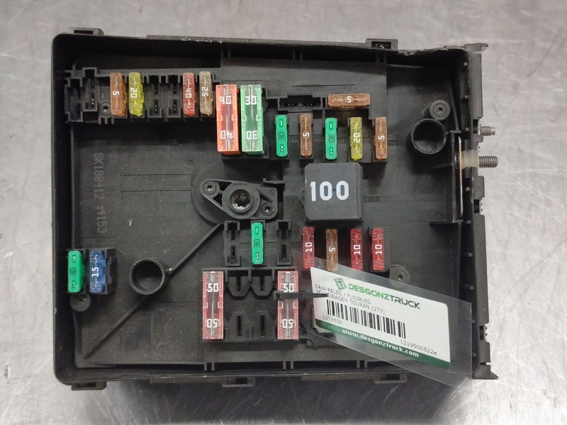 Recambio de caja reles / fusibles para volkswagen touran (1t3) 1.6 tdi referencia OEM IAM 1219500522e  