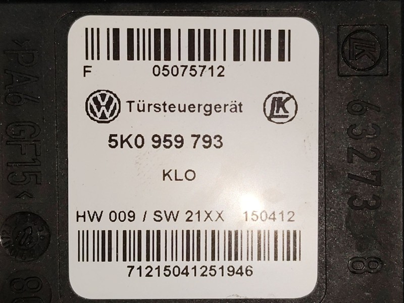 Recambio de motor elevalunas delantero izquierdo para volkswagen touran (1t3) 1.6 tdi referencia OEM IAM 5K0959793  