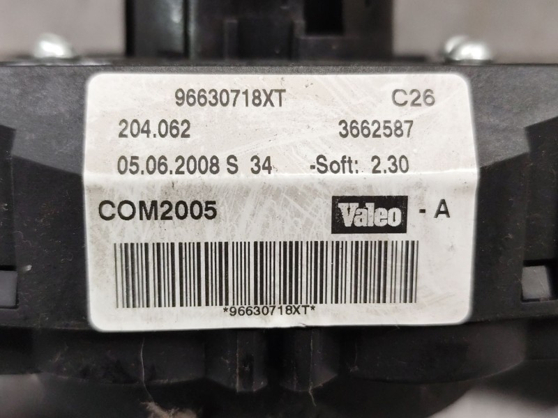 Recambio de mando multifuncion para peugeot 207 sw confort referencia OEM IAM 96630718XT  