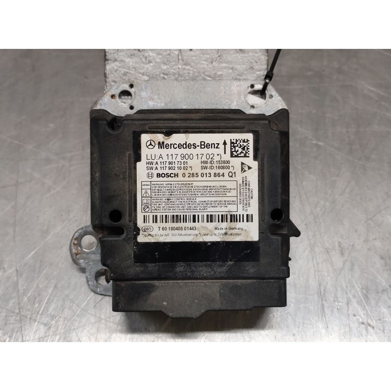 Recambio de centralita airbag para mercedes-benz clase gla (x156) gla 200 (156.943) referencia OEM IAM 0285013864Q1  