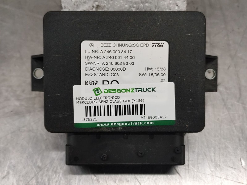 Recambio de modulo electronico para mercedes-benz clase gla (x156) gla 200 (156.943) referencia OEM IAM A2469003417  