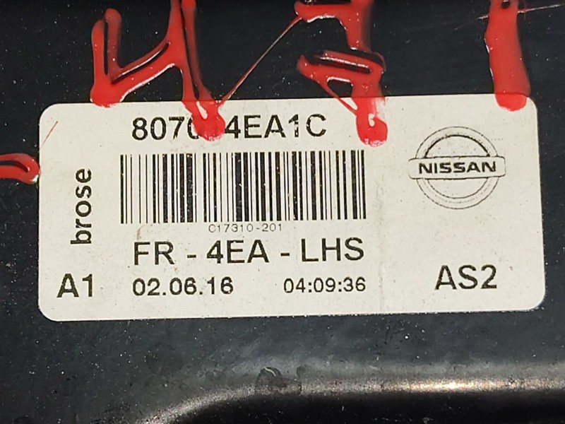 Recambio de elevalunas delantero izquierdo para nissan qashqai ii (j11, j11_) 1.5 dci referencia OEM IAM 807014EA1C  