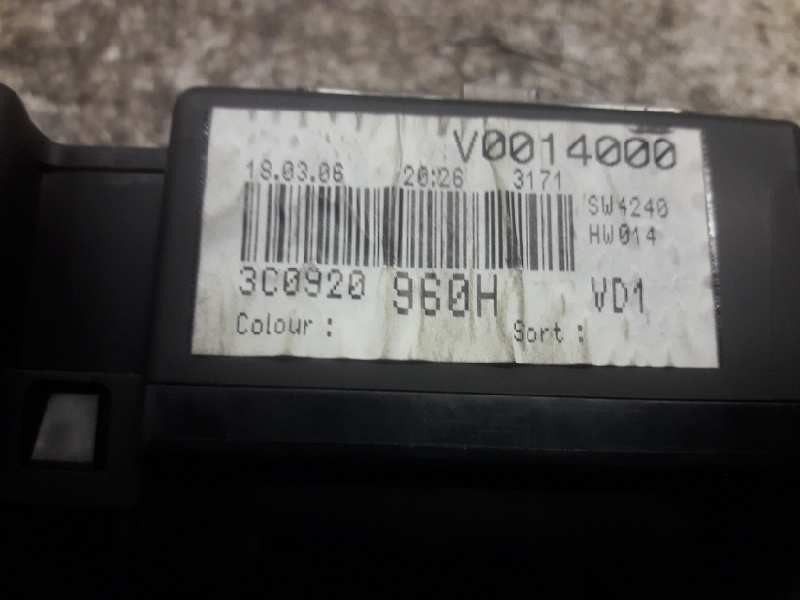 Recambio de cuadro instrumentos para volkswagen passat berlina (3c2) advance referencia OEM IAM 3C0920960H V0014000 36 PINS