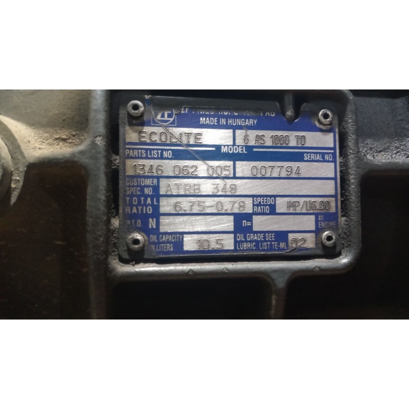Recambio de caja cambios para daf serie lf45 desde 01 5.9 diesel referencia OEM IAM 6AS1000TO 1346062005 ATRB348