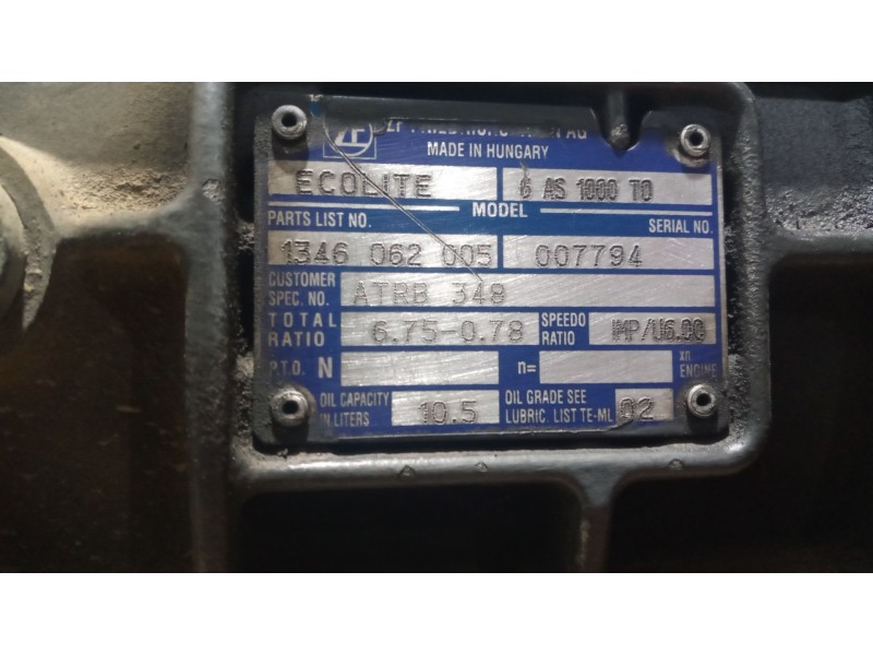 Recambio de caja cambios para daf serie lf45 desde 01 5.9 diesel referencia OEM IAM 6AS1000TO 1346062005 ATRB348