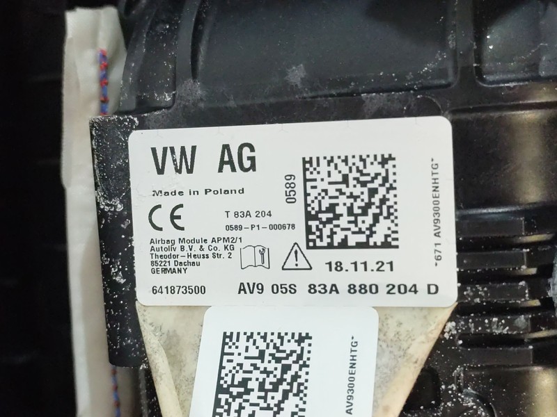 Recambio de salpicadero para audi q3 (f3b) 35 tdi quattro referencia OEM IAM 83B85700  